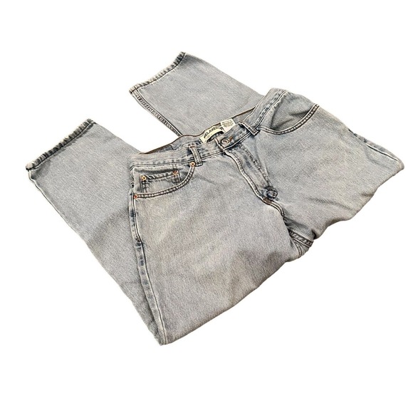 Levi's 550 Jeans Mens 34x29 Relaxed Fit Straight Denim Pants Faded Light Wash - Picture 1 of 9